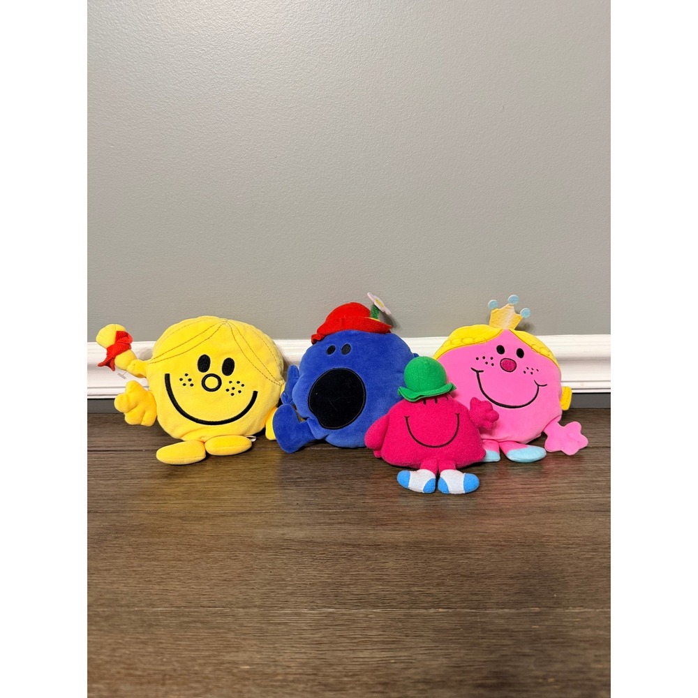 Mr.‎ Chatterbox, Mr. Bump, Little Miss Sunshine, and Princess Plush Lot